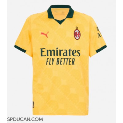 Muški Nogometni Dres AC Milan Christian Pulisic #11 Rezervni 2025-26 Kratak Rukav Muški Nogometni Dres AC Milan Christian Pulisic #11 Rezervni 2025-26 Kratak Rukav